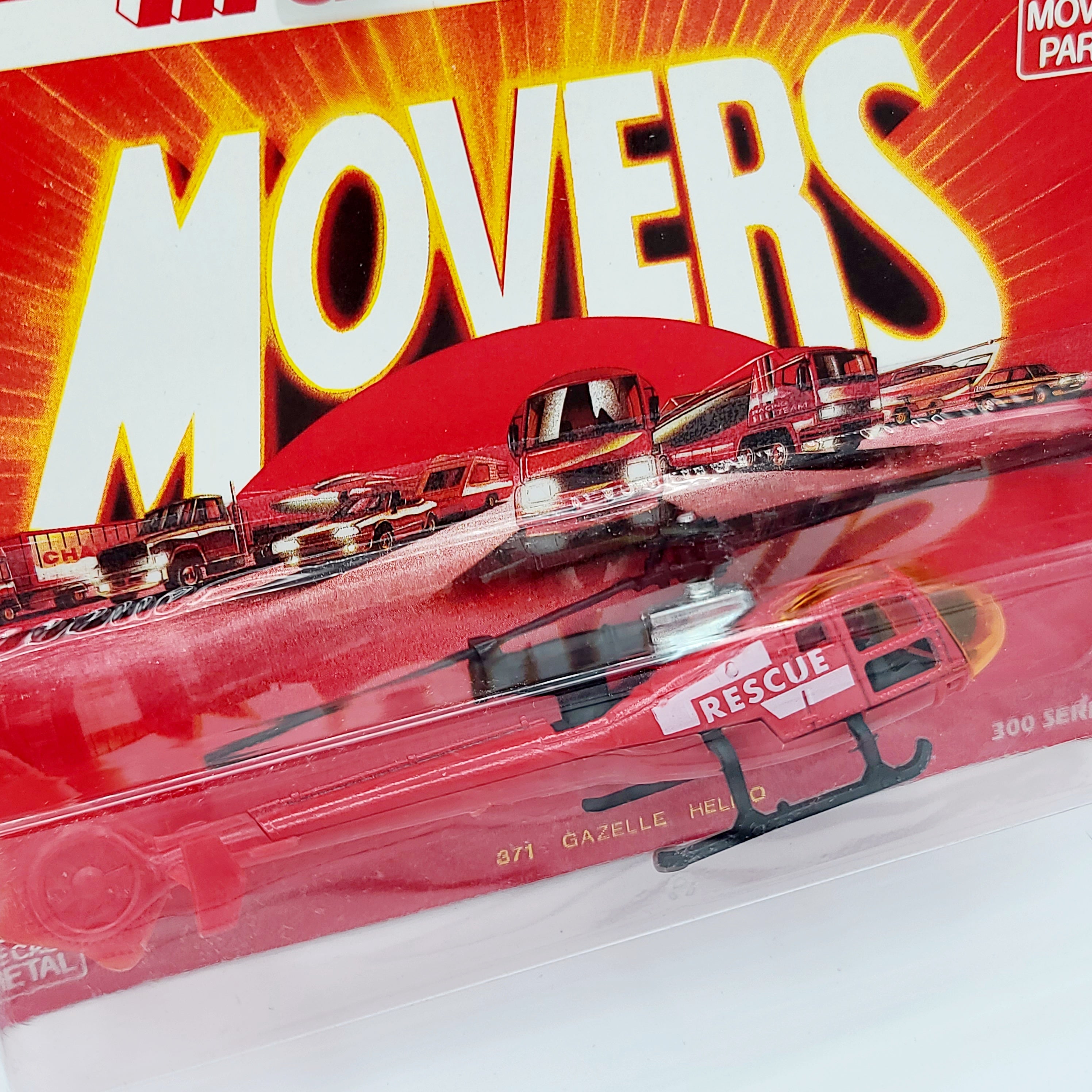 Majorette Gazelle Rescue Helicopter "Rescue" #371 (1990 Movers 300 Series)